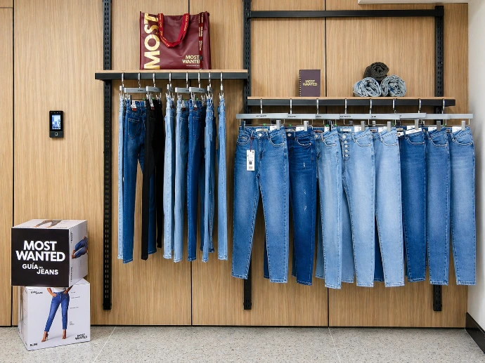 Exhibidores de pantalones de mezclilla al gran mayor distribuidos por bulto